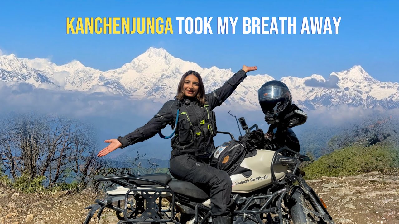 Solo Bike Ride to Changu Lake | Breathtaking Kanchenjunga Views from Gangtok | Sikkim Moto Vlog