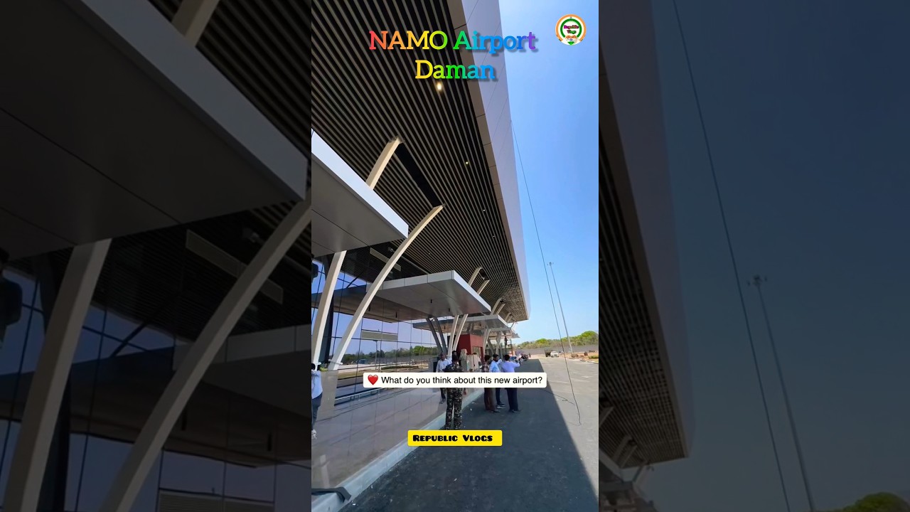 NAMO Airport Daman #daman #new #airport #republicvlogs | Republic Vlogs