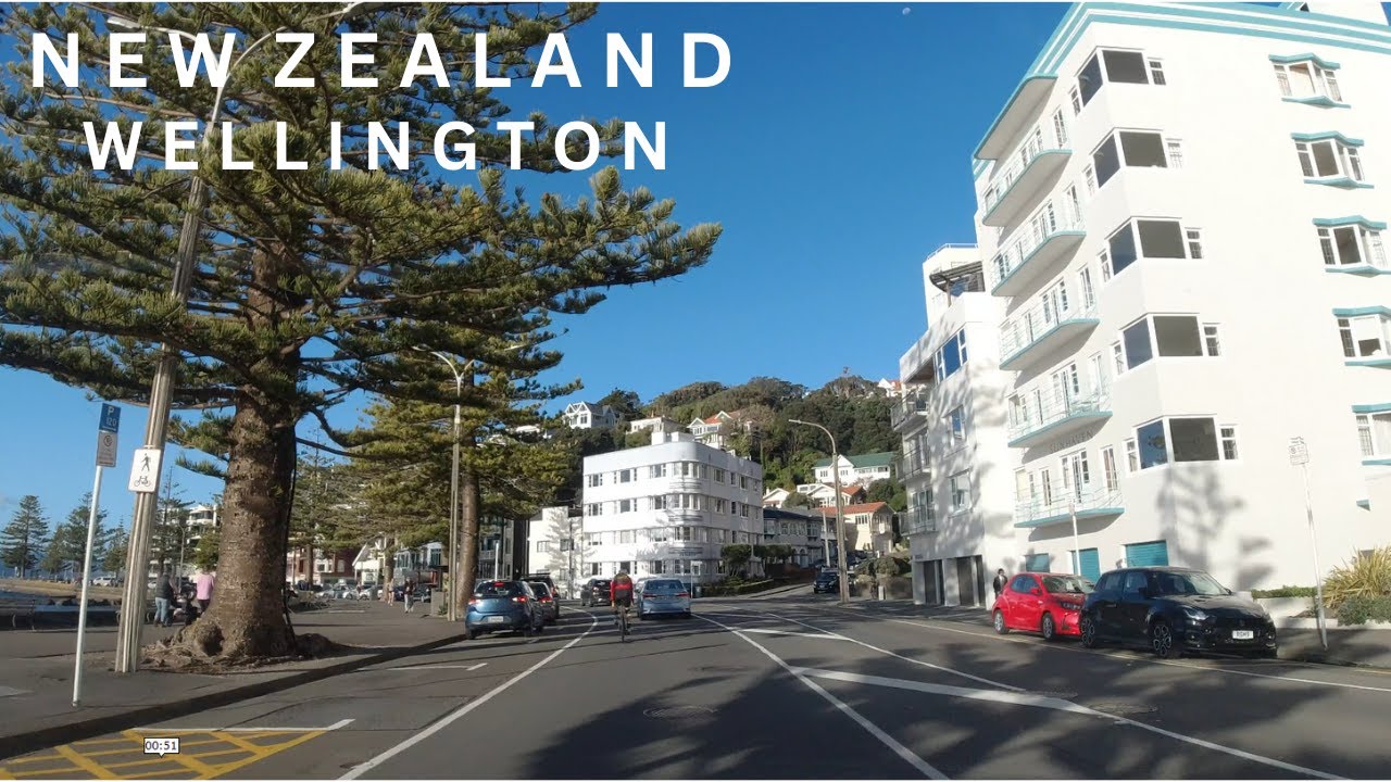 New Zealand | Wellington City Streets to Coastal Views | 4K 60 FPS