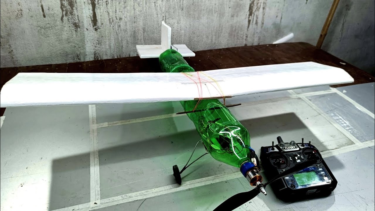 how to make RC bottle plane/ bottle wala plane kaise banaen