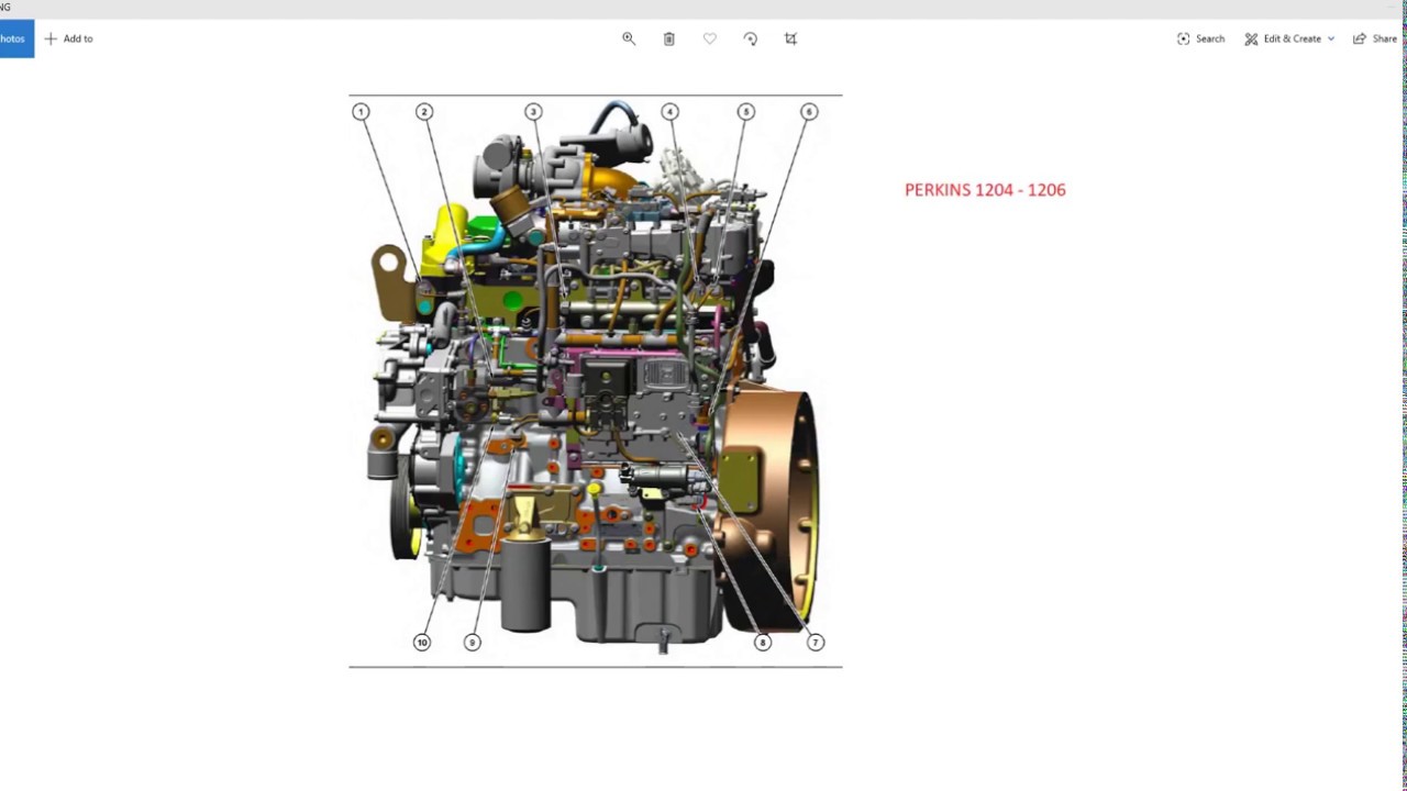 خطوط تغذية ECM PERKINS 1204 1206 & Caterpillar