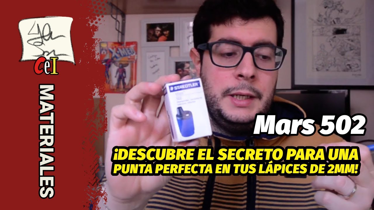 Cómo afilar lápices de 2mm: Guía completa con sacapuntas Staedtler Mars 502: Sacapuntas de minas 2mm