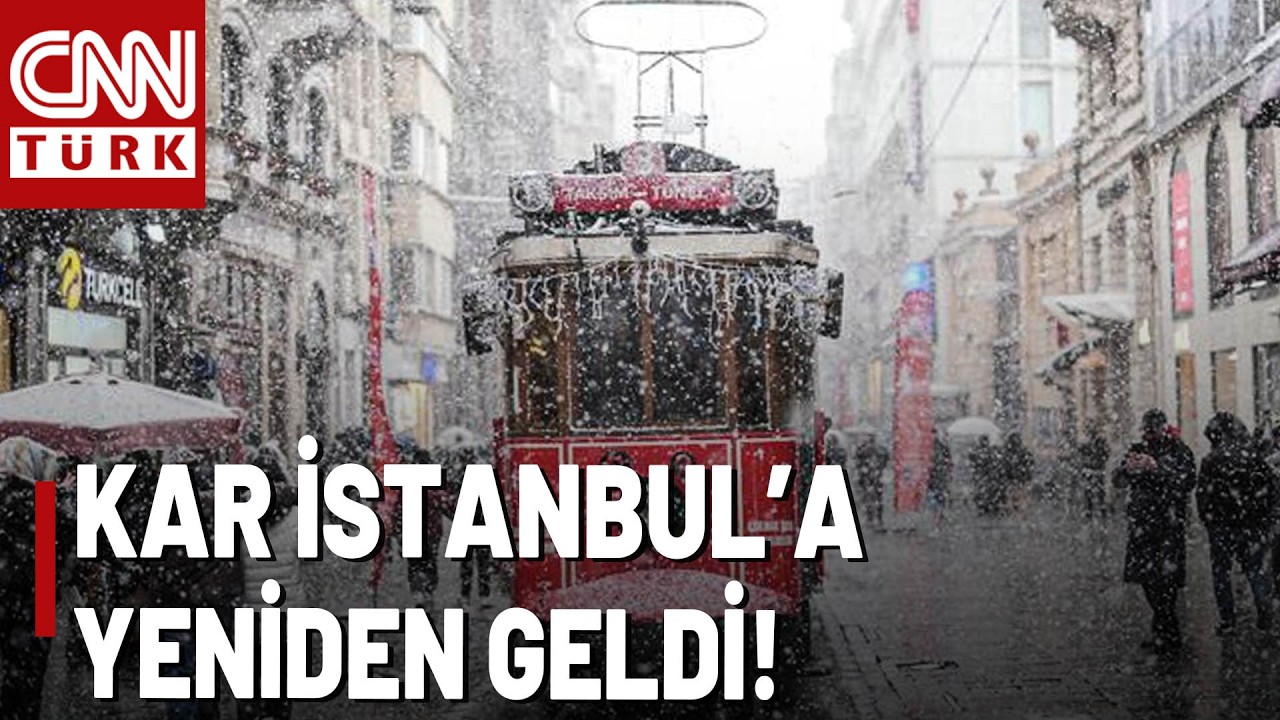 Kar İstanbul’u Teslim Aldı: Yalancı Bahar Yerini Soğuğa Bıraktı