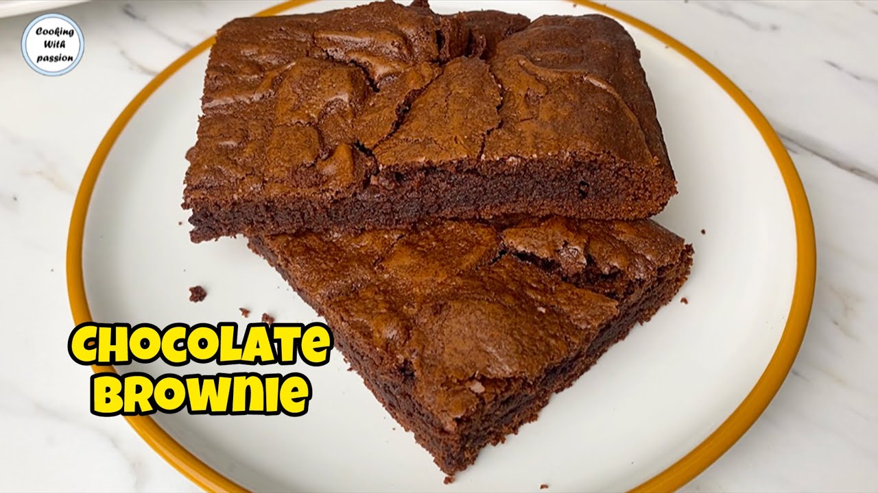 Chocolate Brownie, Homemade Is The Best #cookingwithpassion 