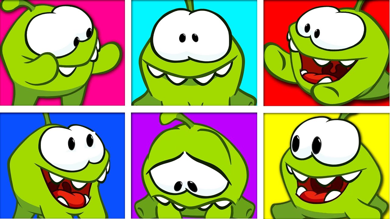 Aprende Con Om Nom | Aprende Expresiones Con Om Nom | Vídeos educativos