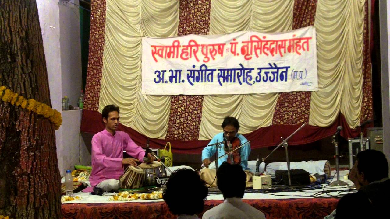 Abdul Hamid Latif- Raga Madhukauns (Drutlaya Teentaal)- Classical Violin-Part3