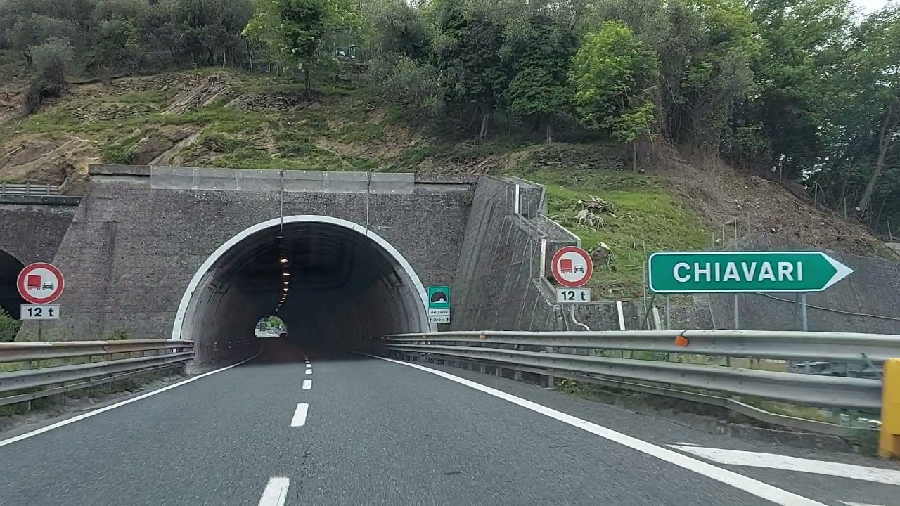 Lavori in corso - Autostrada A12 da Sestri Levante a Rapallo - 28 aprile 2021