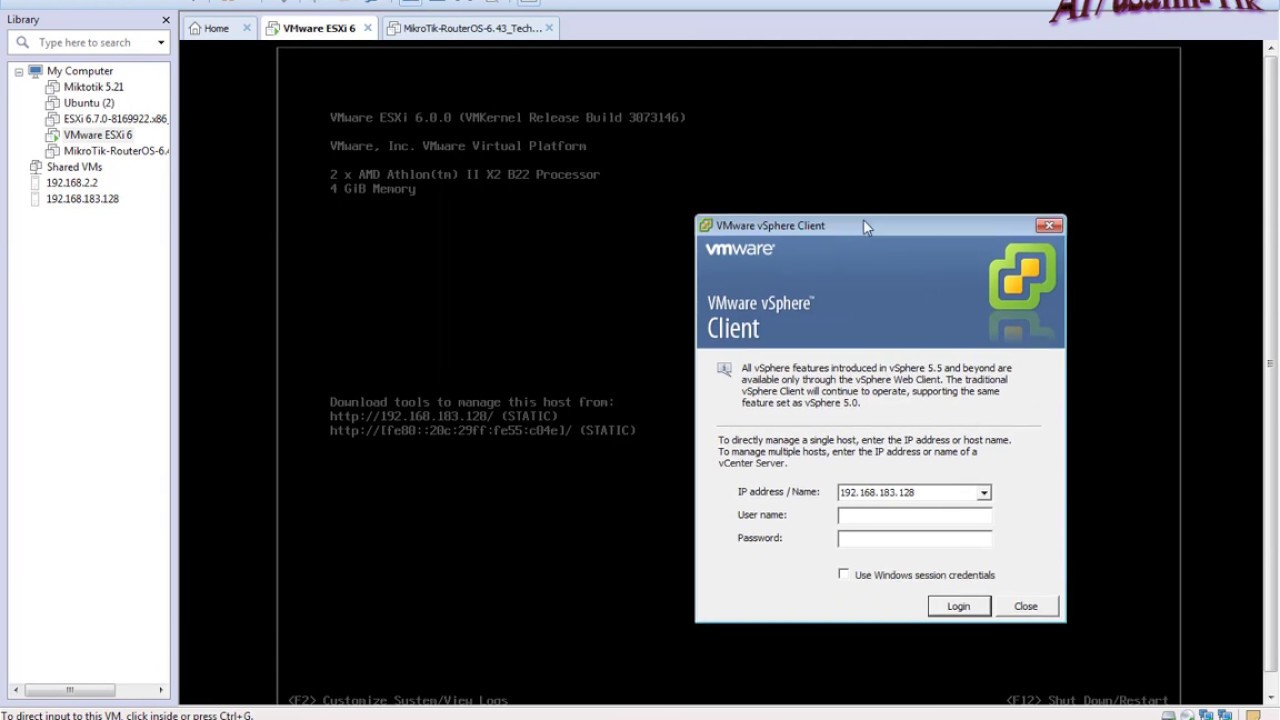 الجزء التانى من سلسله شروحات سيرفر Esxi VMware Server