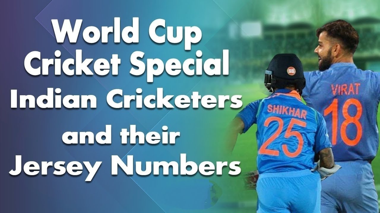 The Untold Tales of Indian Cricket Players' Jersey Numbers