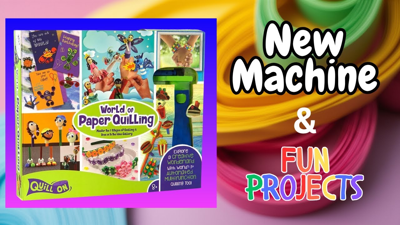NEW Spyrosity Quilling Machine Unboxing: Fun Projects for Kids & Adults!.