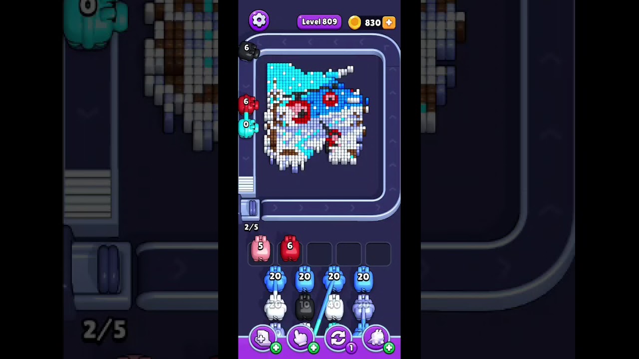 Pixel Flow Level 809 walkthrough (no commentary)