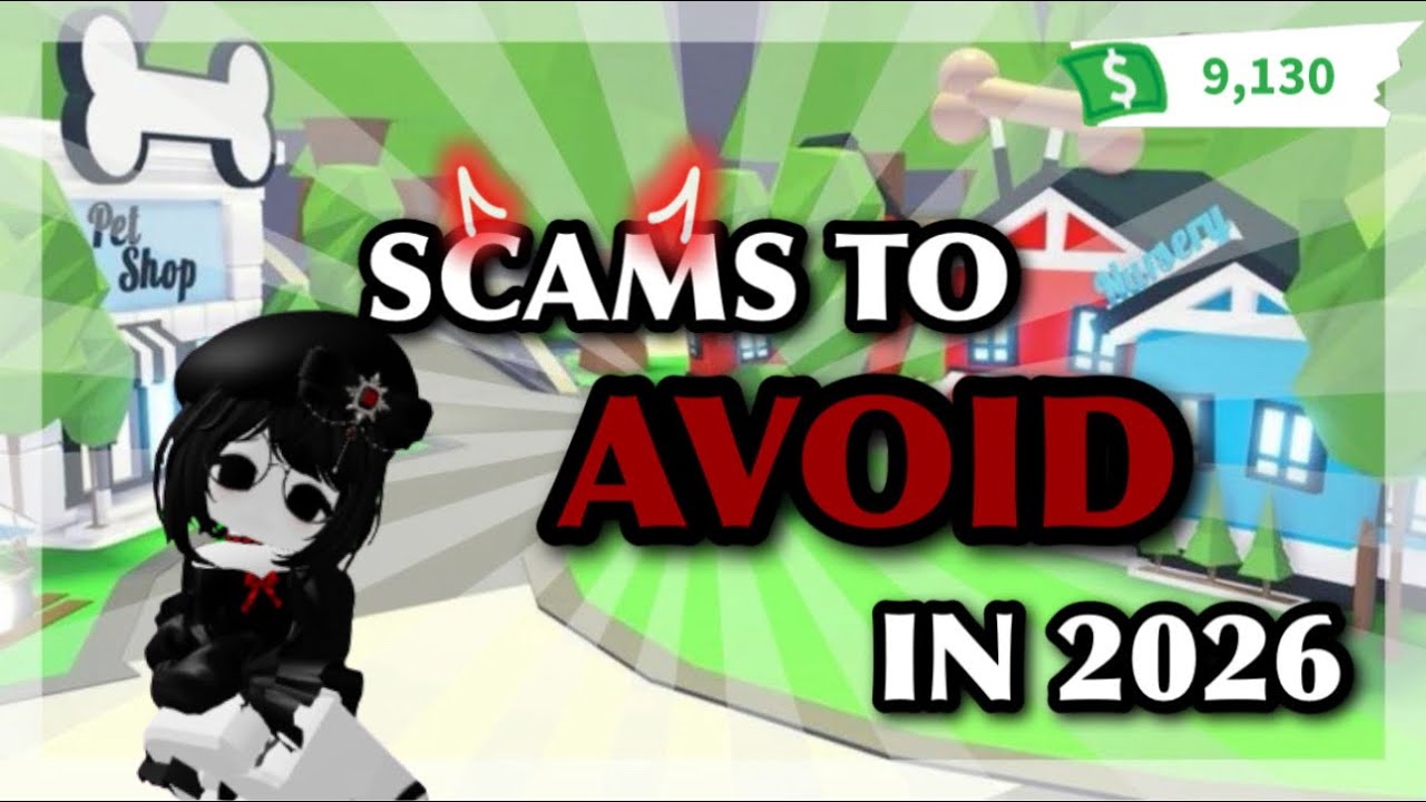 * SCAMS TO AVOID IN 2026 * adopt me scams to look out for 
