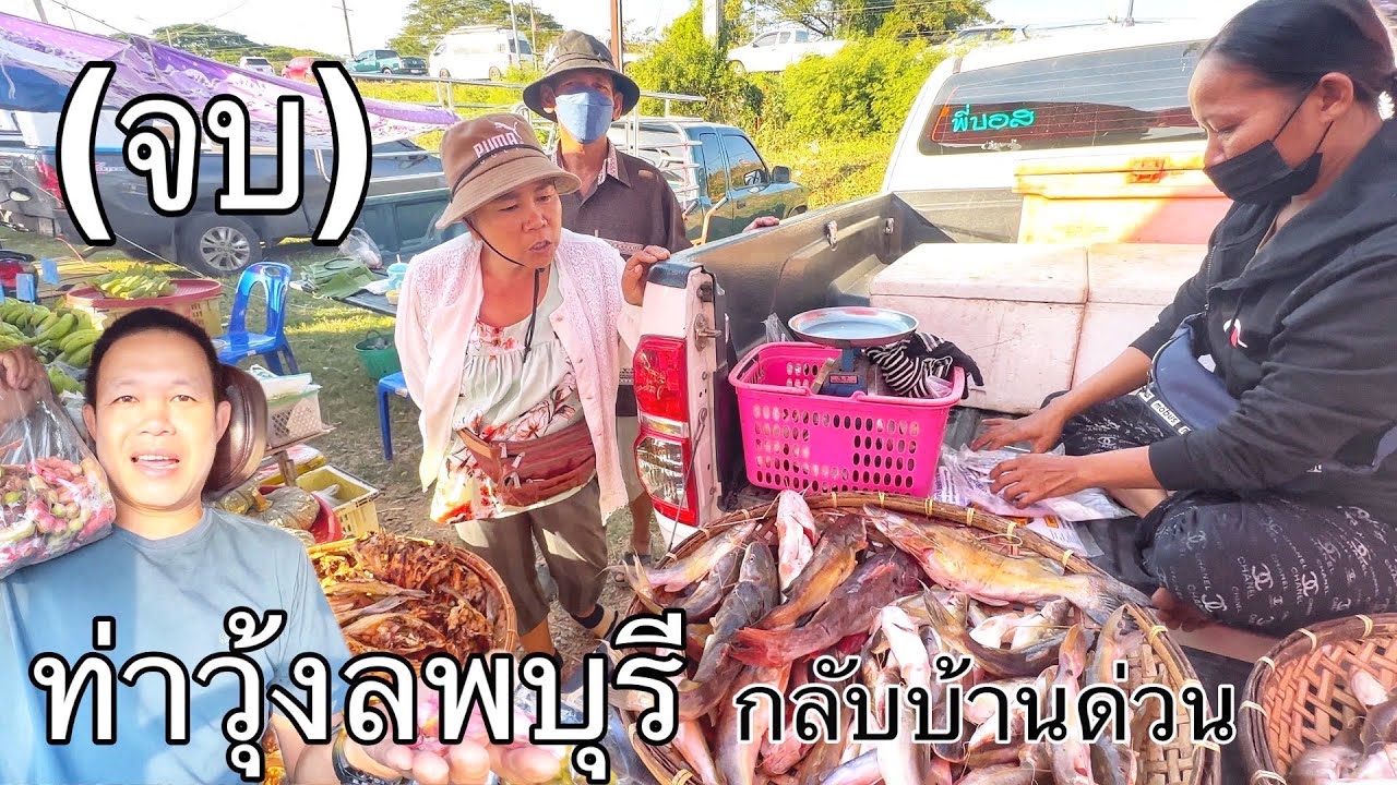 รถบ้านเที่ยวลืมแก่🚐EP#22 ปลากดคัง120บาท ตลาดท่าวุ้ง ลพบุรี