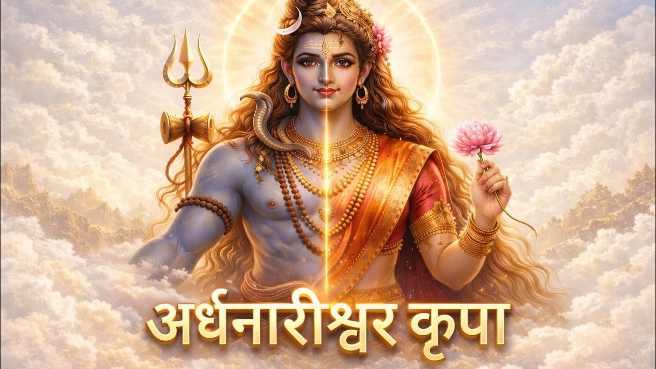 अर्धनारीश्वर कृपा | Ardhanarishwar Stuti for Love, Balance & Divine Power 🔱✨