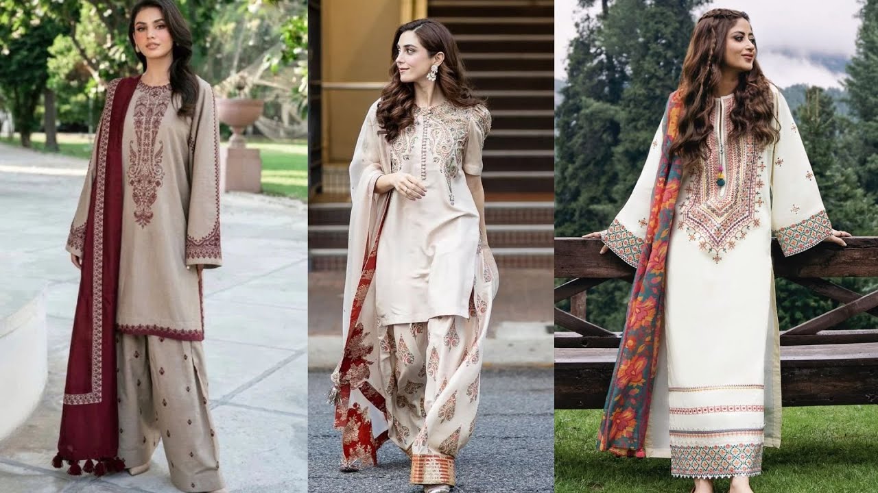 Beautiful Trending Pakistani Shalwar Kameez Outfits | Latest Fashion Styles for Girls 2025