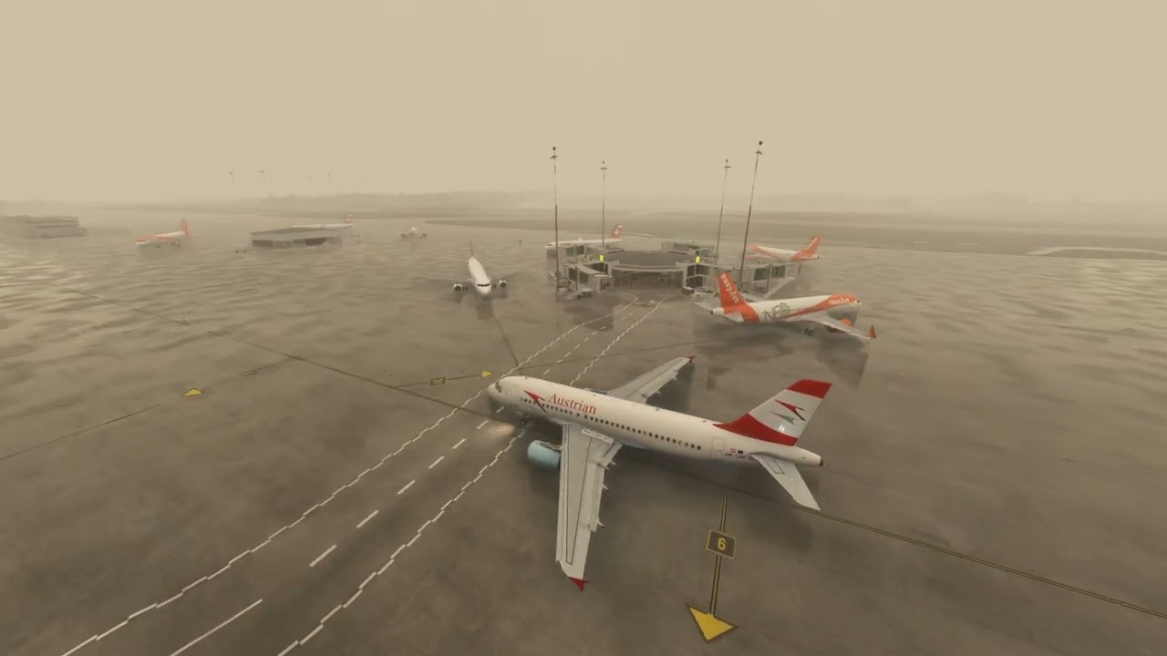 Let’s Play A319-100 Geneva Airport--Salzburg Airport 4K MSFS 2024