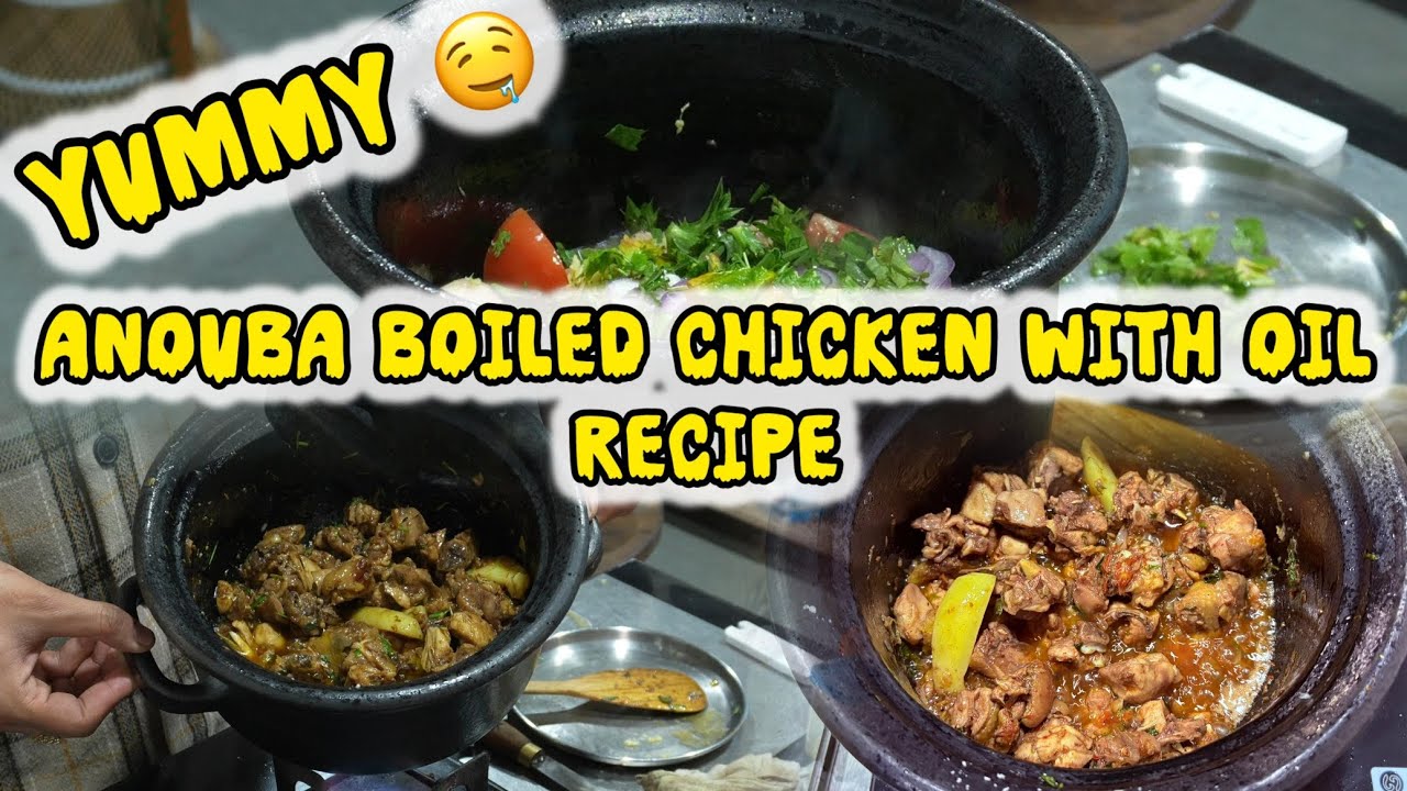 CHICKEN BOILED WITH OIL RECIPE/YUMMY YUMMY🤤🤤