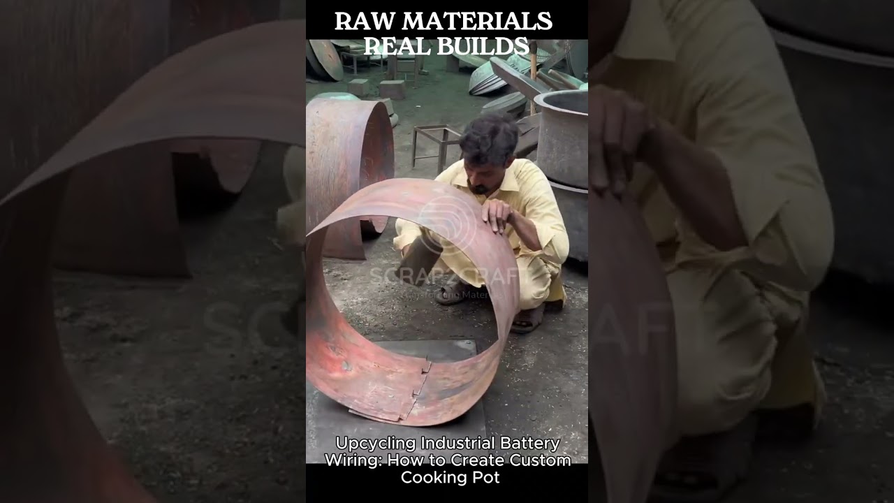 How to Make Copper Cooking Pots from Industrial Battery Wiring | Upcycling Guide