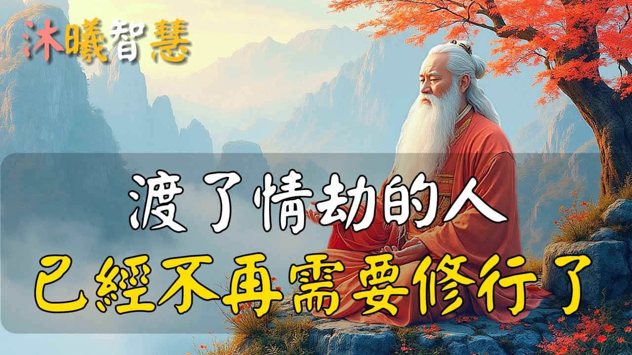 情劫，是生命邁向更高級境界的捷徑！渡了情劫的人，修行都很了不得！已經不需要再修行了 [精簡版]#沐曦智慧