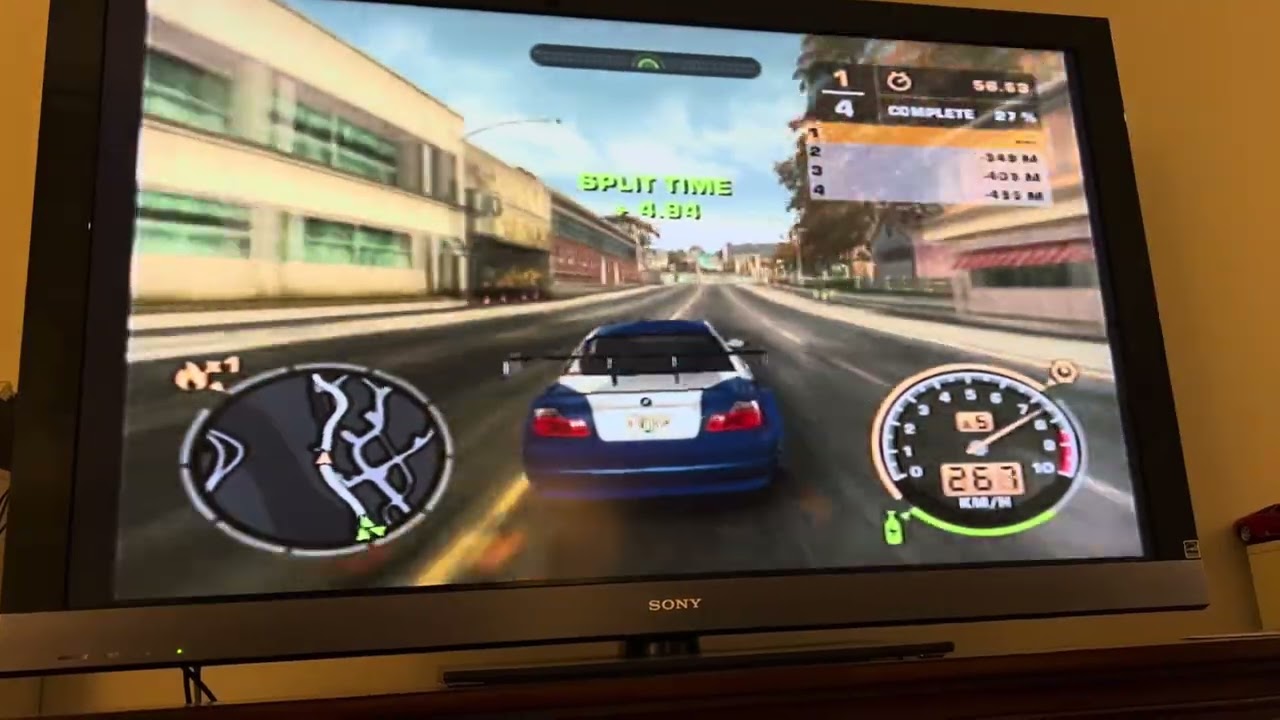 Need For Speed Most Wanted PS2 Seaside Interchange 3:01.20 BMW M3 GTR 