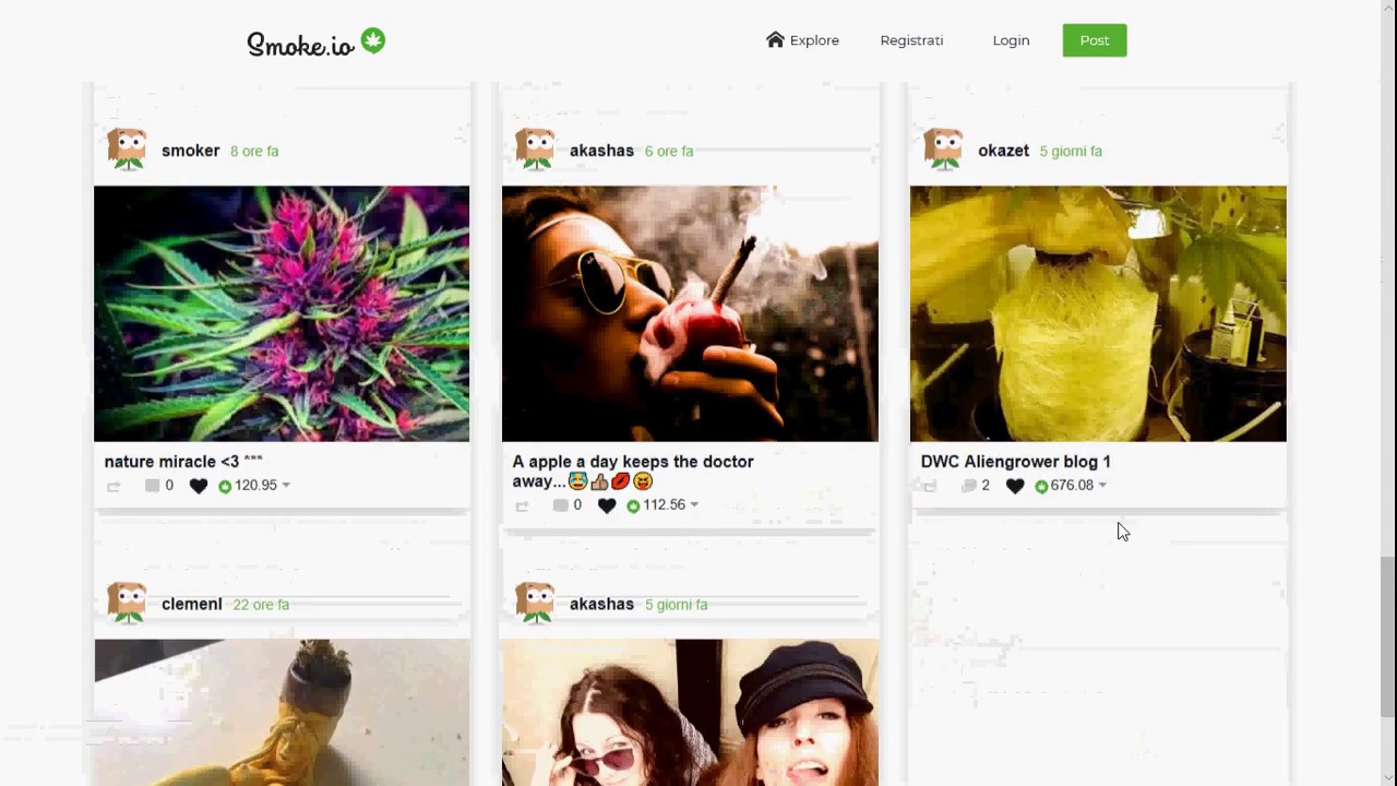 Smoke Network Il Social Network della Cannabis che ricompensa gli utenti, guadagnare con la cannabis