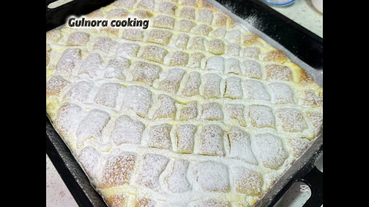 Yumshoqqina Mazali Tvorogli Pirog. Онсон ва тез тайер буладиганТворогли пирог 