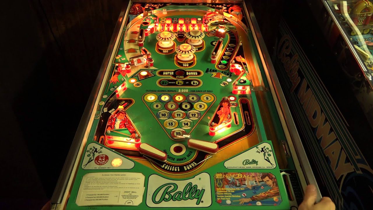 Eight Ball (Bally, 1977) Flipper Pinball