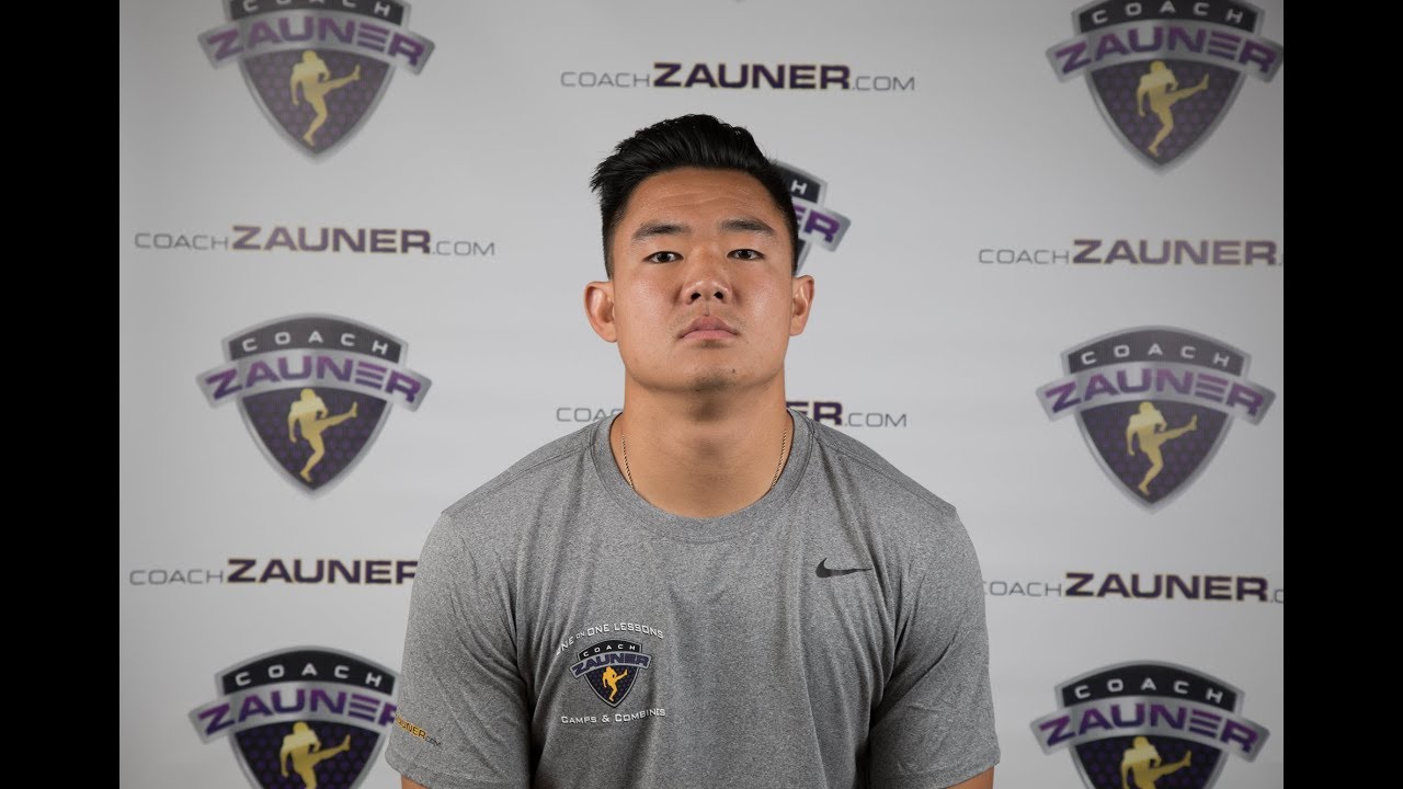 Younghoe Koo's Kicking Workout at Coach Zauner's 2018 Free Agent Combine