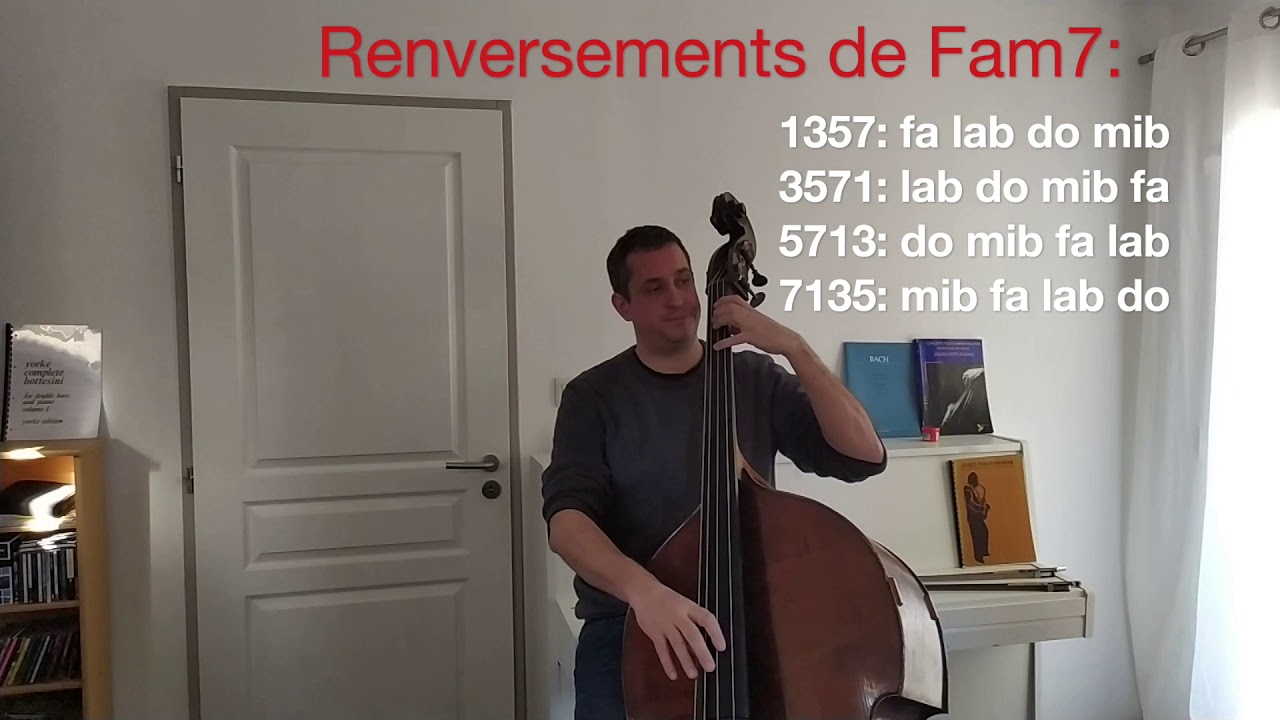 Tuto contrebasse jazz arpeges 1.4 les renversements
