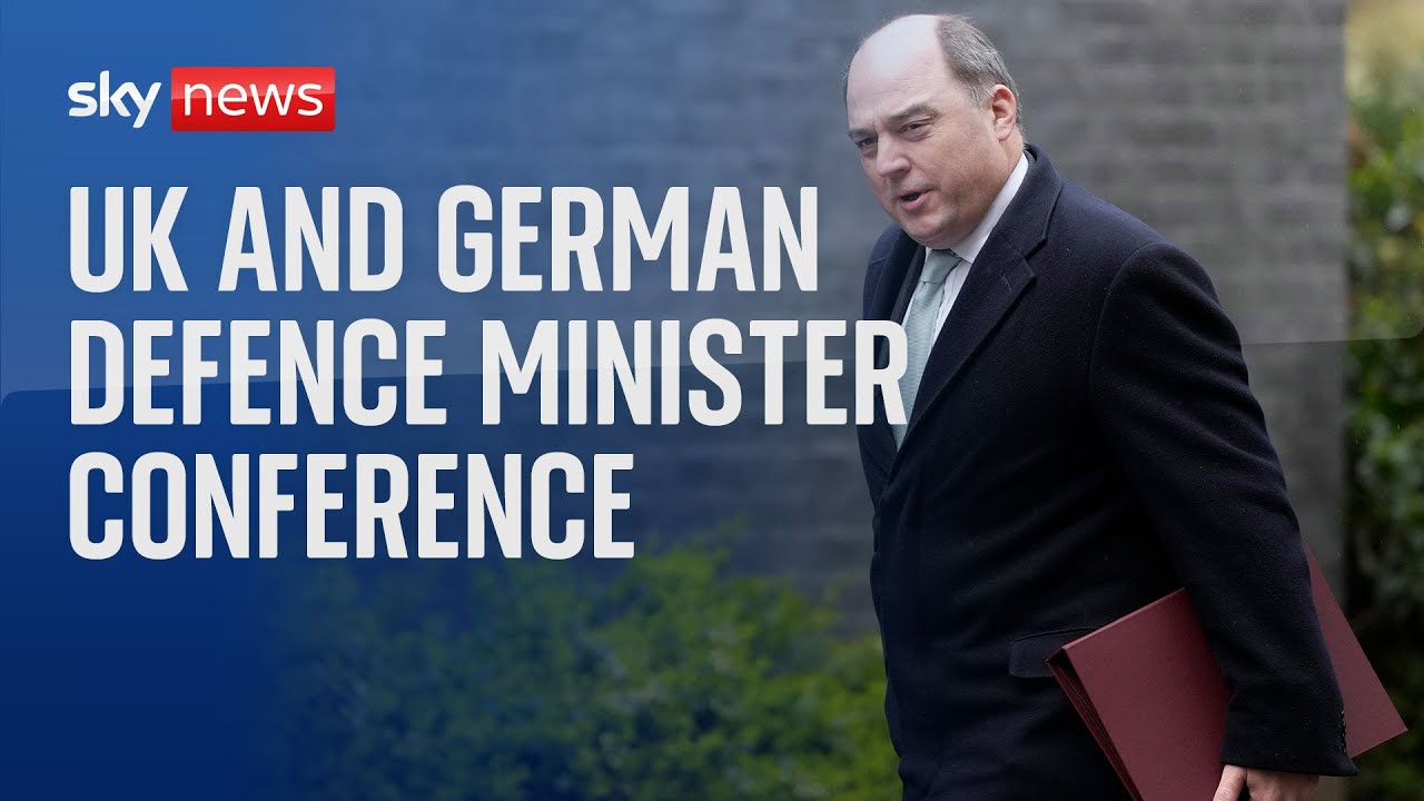 Ben Wallace holds joint news conference with the German defence minister