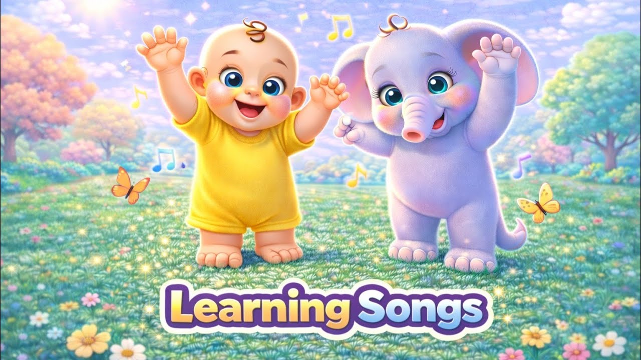Nursery Rhymes & Learning Songs for Kids | Colors, Actions & More | Baby & Ellie