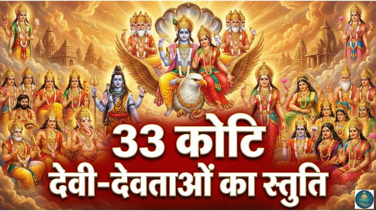 33 कोटि देवी-देवताओं की स्तुति - सम्पूर्ण देवी-देवता कृपा स्तोत्र - Most Powerful All Gods Stuti