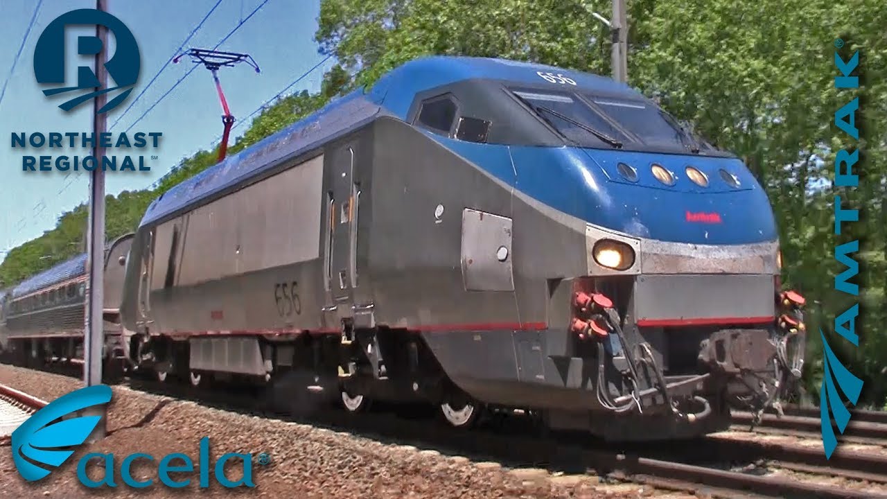 HHP-8 and AEM-7 Horn Action at Miner’s Lane Crossing