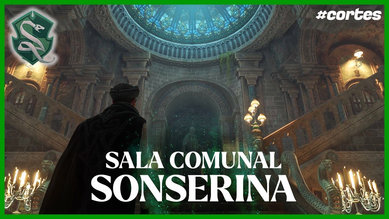 TOUR SALA COMUNAL DA SONSERINA - HOGWARTS LEGACY [SOM AMBIENTE]
