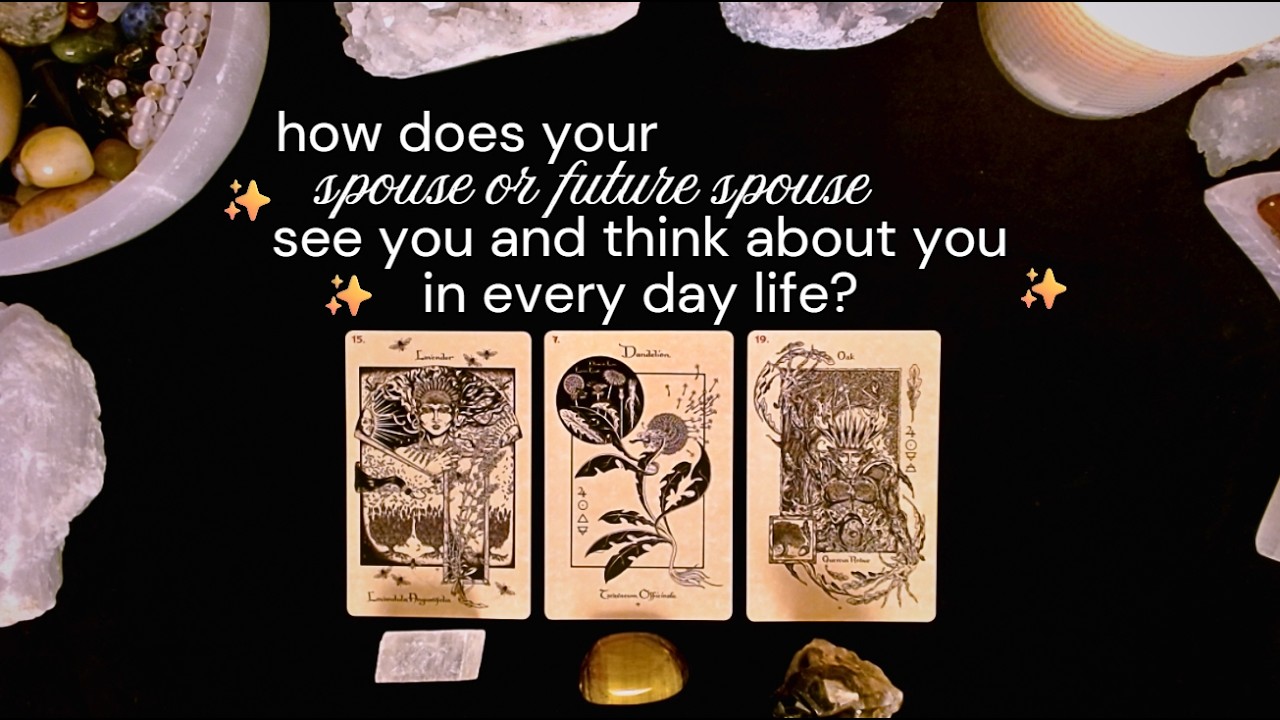 Your Spouse or Future Spouse's POV of You in Every Day Life Moments? 🌹Pick a card reading