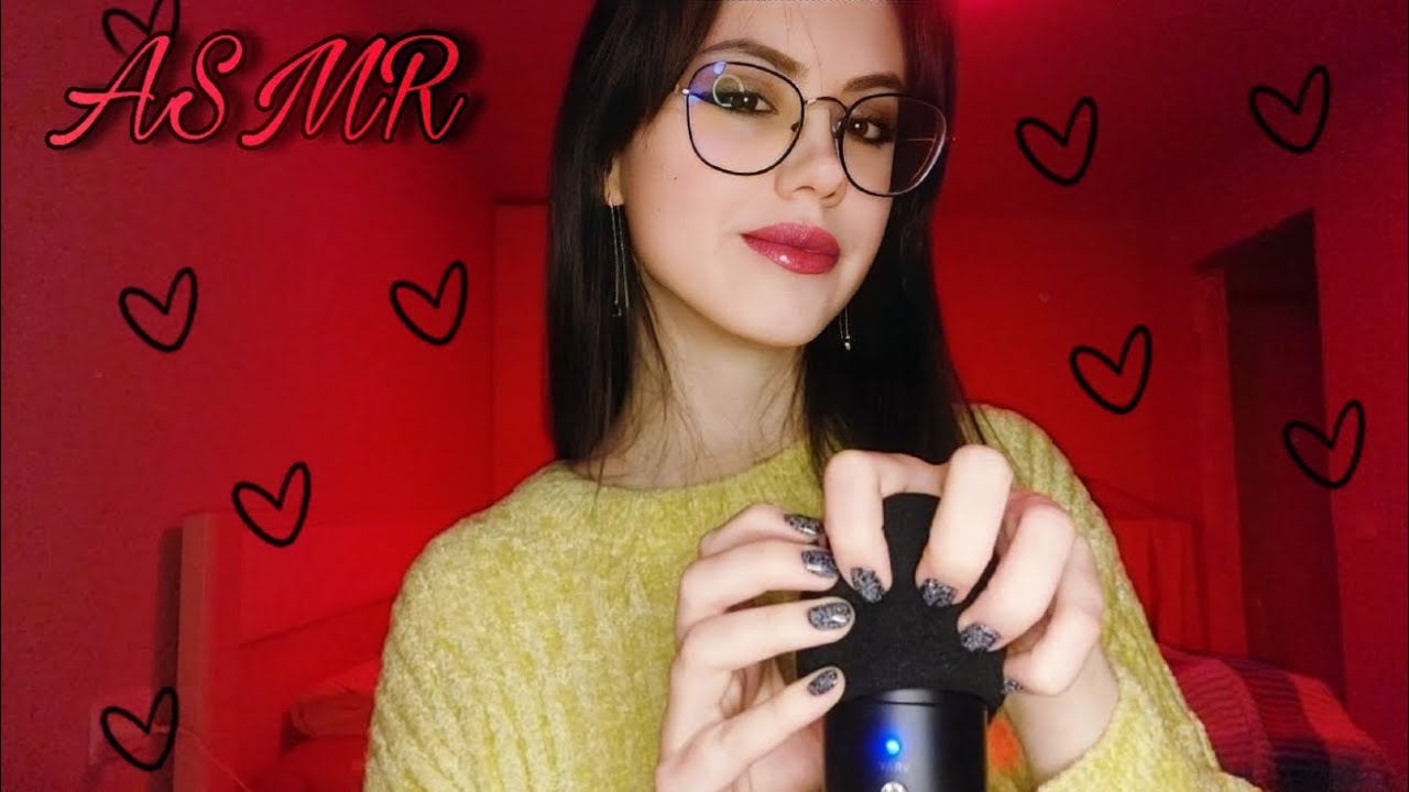 АСМР МИКРОФОННЫЕ ТРИГГЕРЫ♡ветрозащита, кисточка и др♡ #асмр #asmr