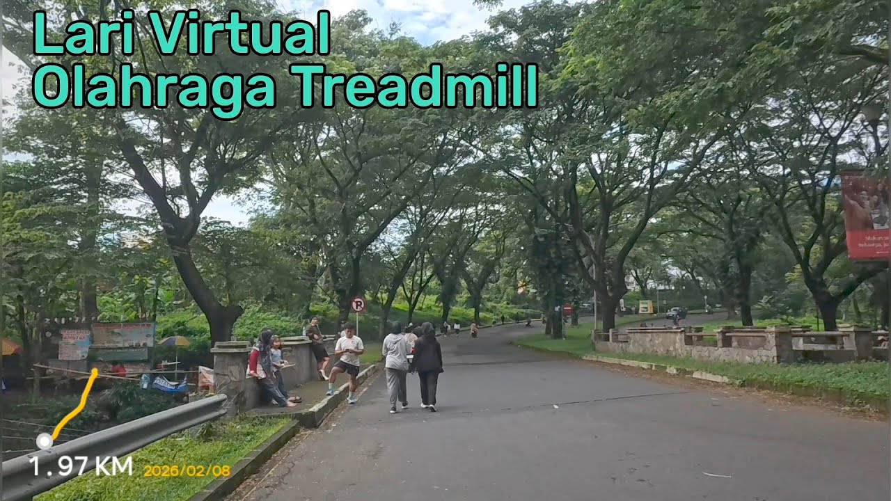Lari Virtual - Umumnya hari minggu - Taman Dayu - ASMR+Musik