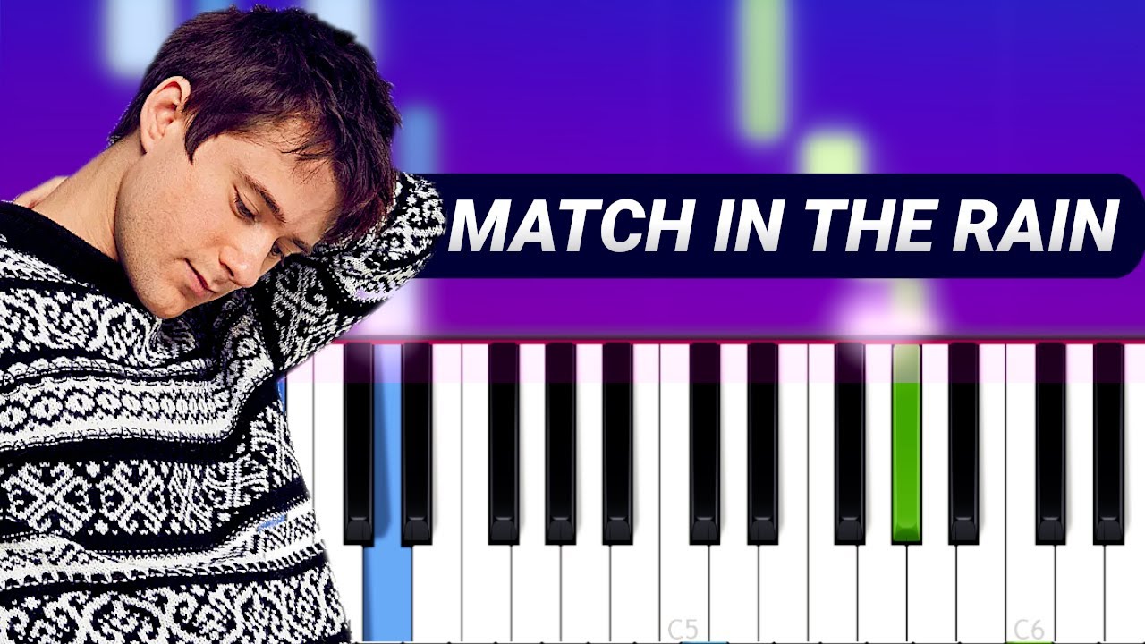 Alec Benjamin - Match in the Rain | Piano Tutorial