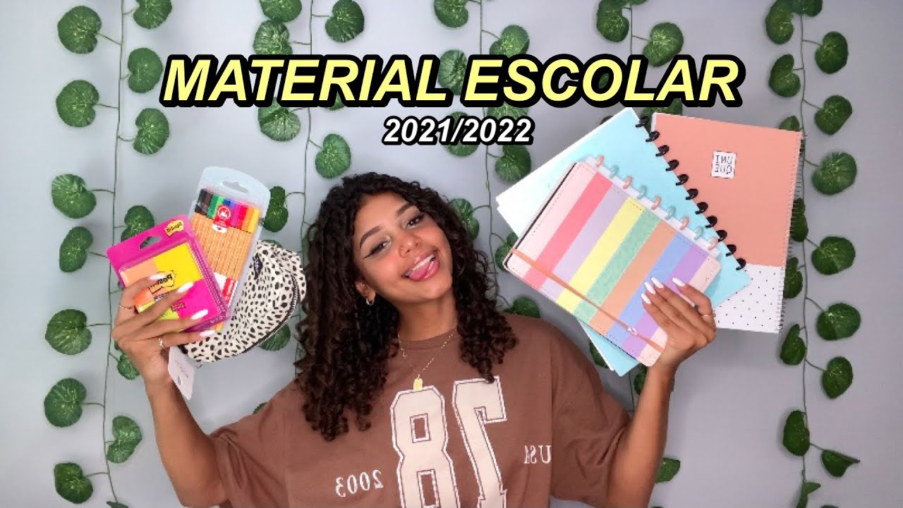 MEU MATERIAL ESCOLAR 2021/2022 ✨📚