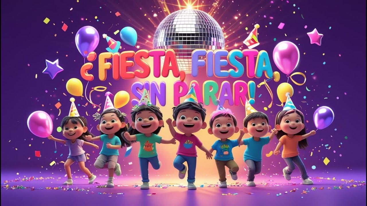 &iexcl;Fiesta, Fiesta sin Parar! 🥳 M&uacute;sica para Bailar y Disfrutar Ni&ntilde;os | Canta y Aprende