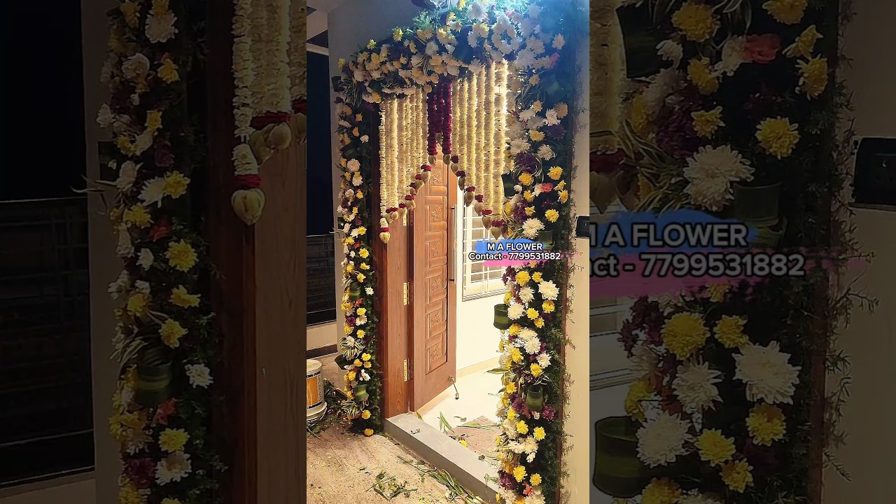 Located📍Hyderabad Now At Online ☎️Contact - 7799531882 #housewarming #flowerdecorators #tredingsong