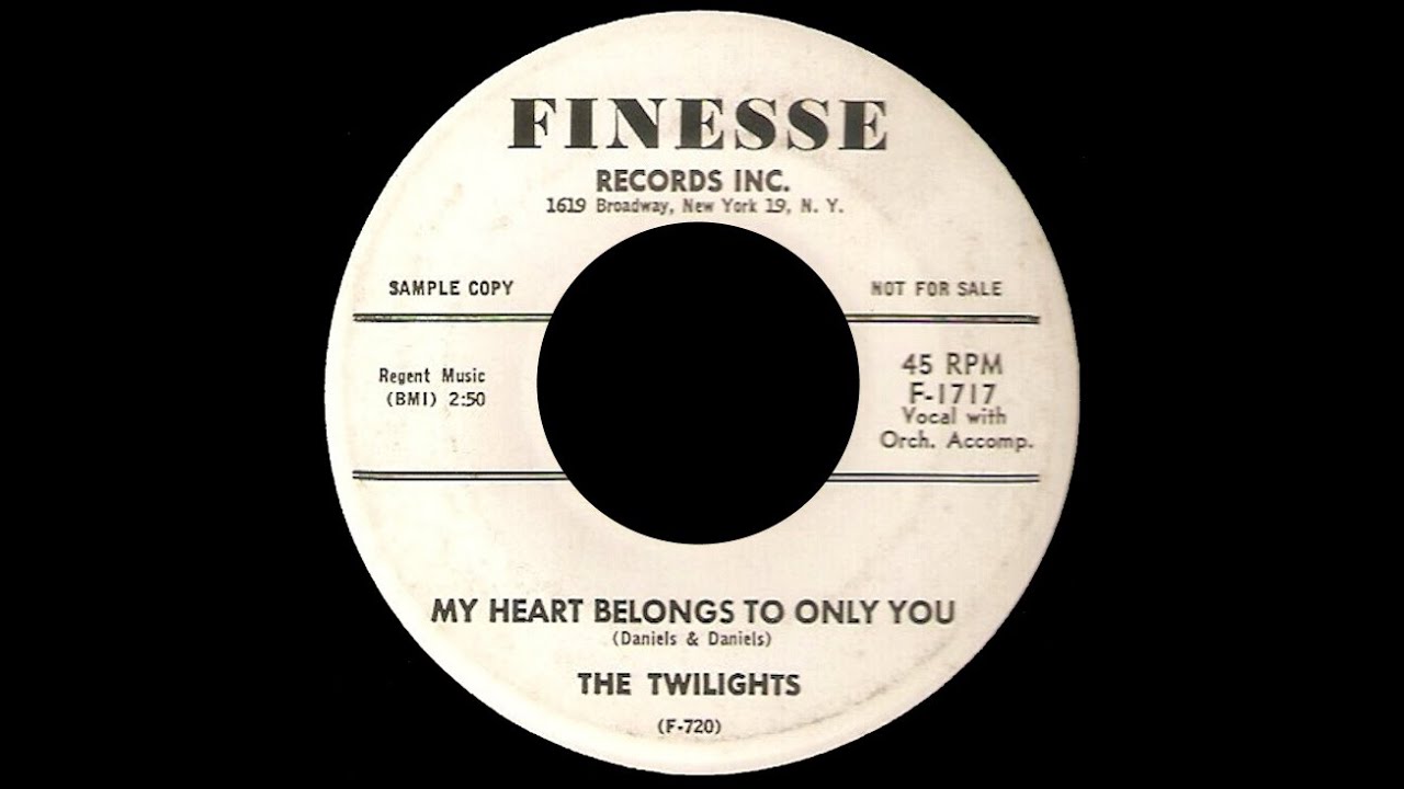 The Twilights - My Heart Belongs To Only You 1959