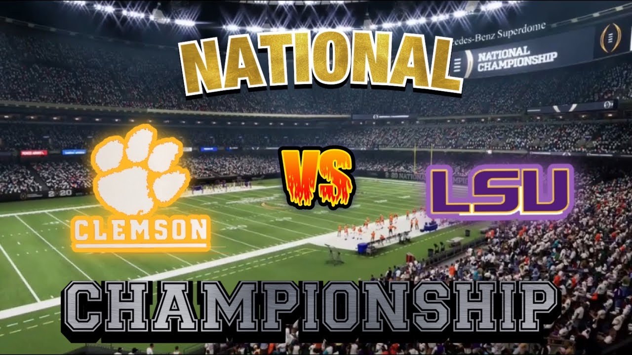 MADDEN 21: NATIONAL CHAMPIONSHIP - LSU VS CLEMSON