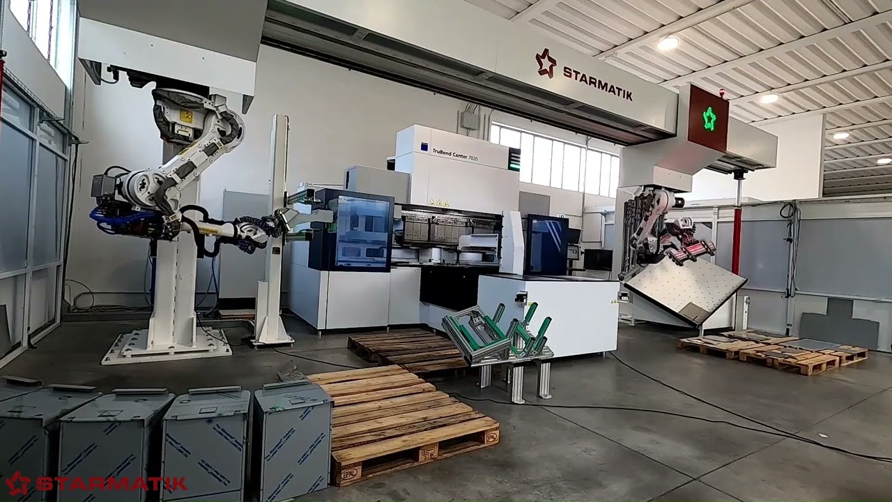 Fast loading/unloading panel bending system - Starmatik