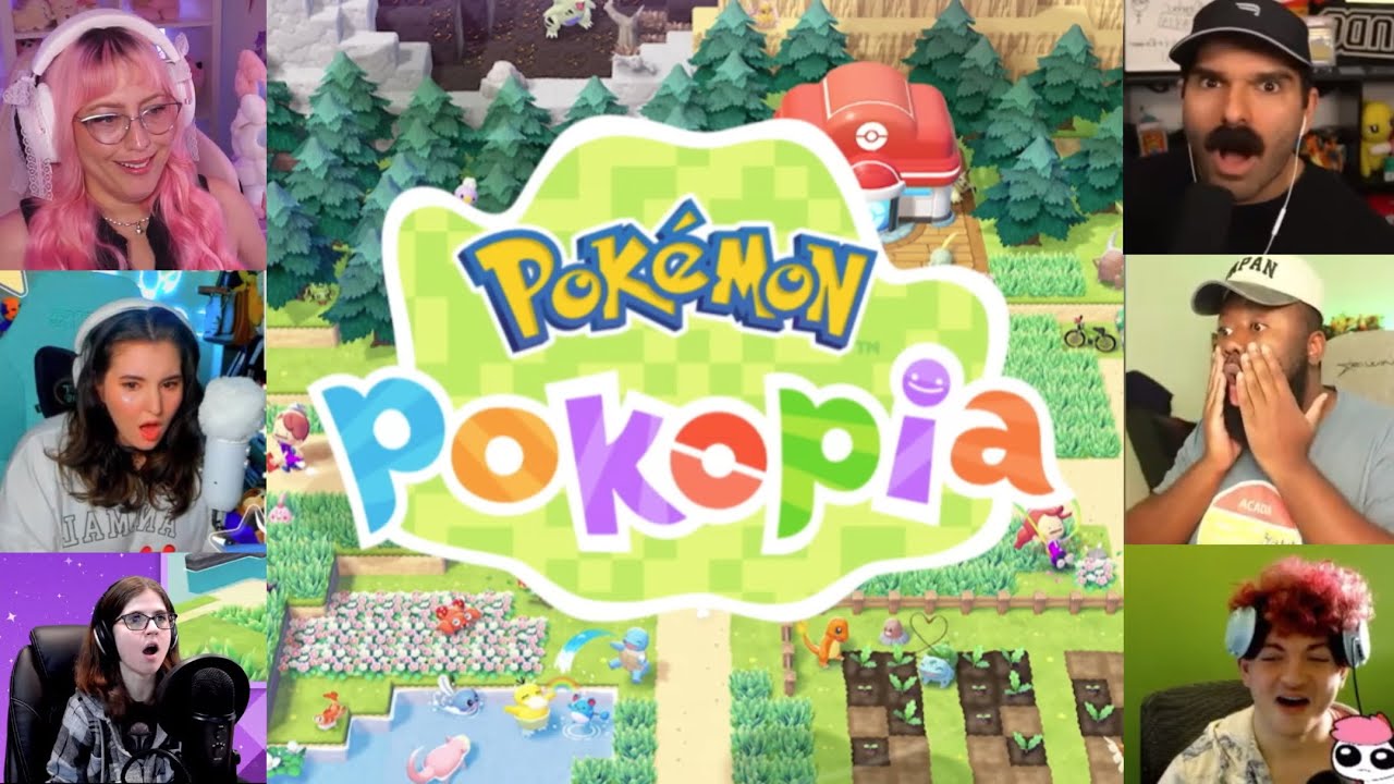 Youtubers React to Pokopia Compilation