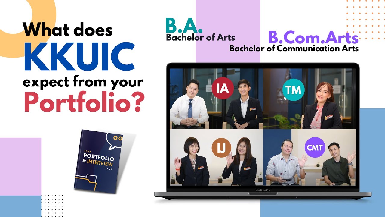 What does KKUIC expect from your portfolio? | B.A. & B.Com.Arts Portfolios