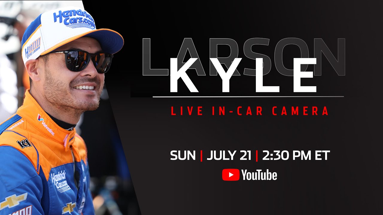 Live: Kyle Larson's in-car camera presented by Sunoco