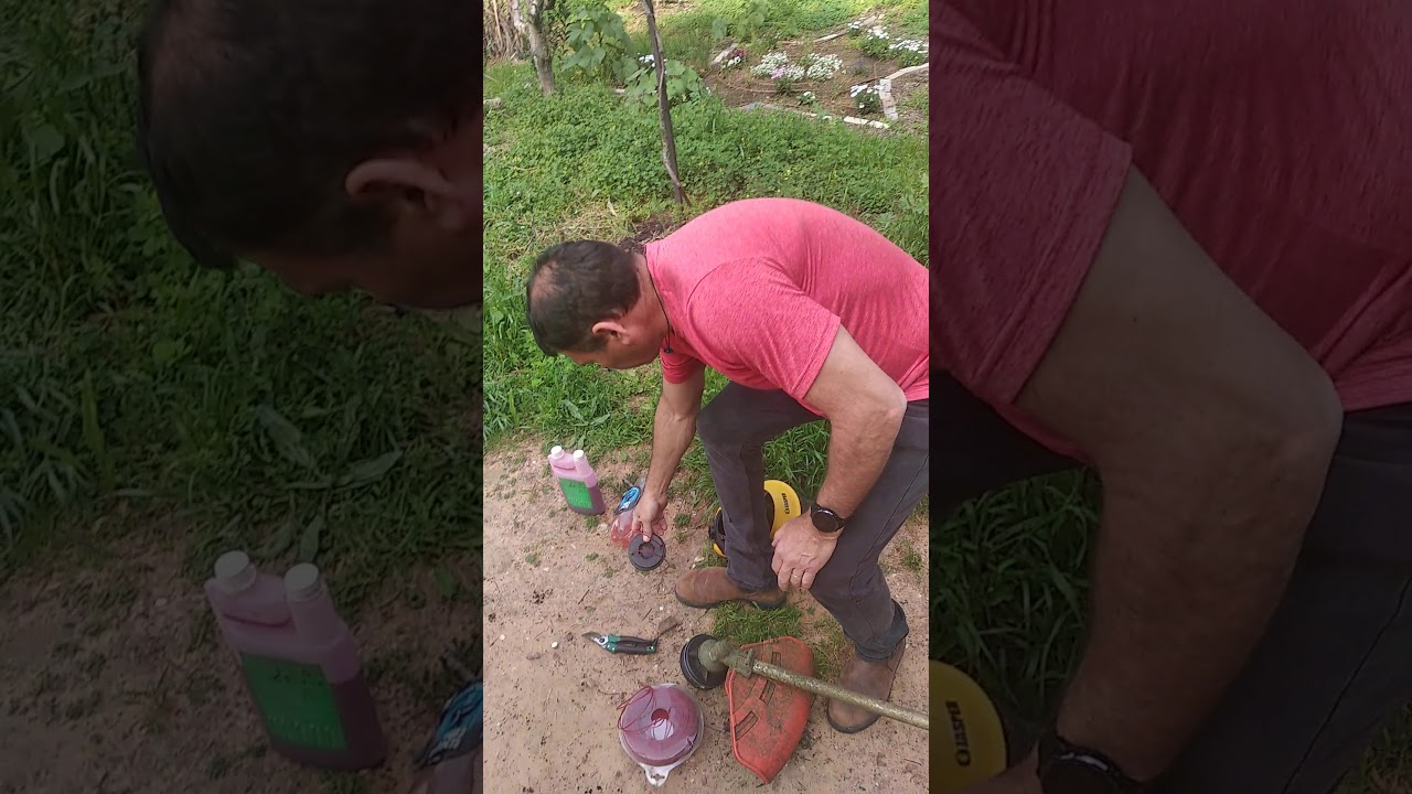 הפעלת חרמש מוטורי