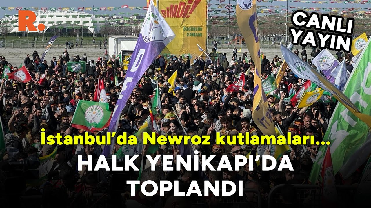 İstanbul'da Newroz kutlanıyor | Halk Yenikapı'ya akın etti #CANLI