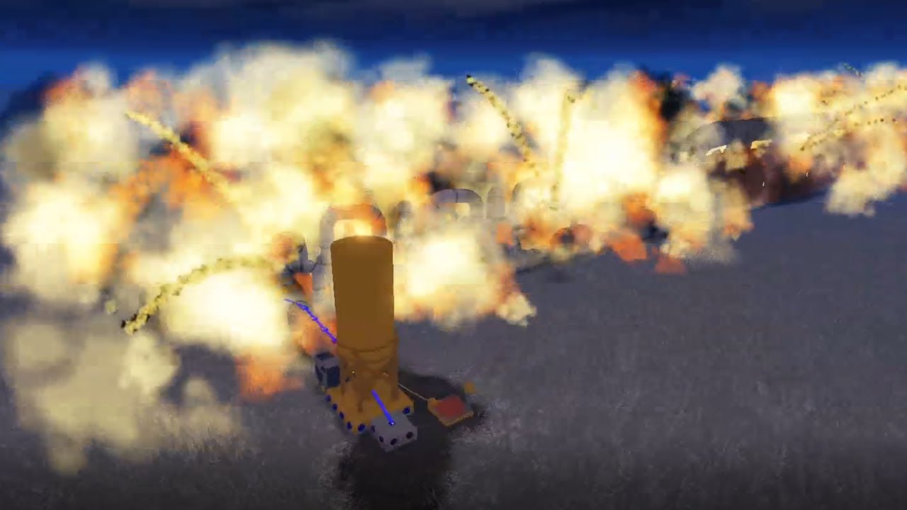 Industrialist turbine explodet